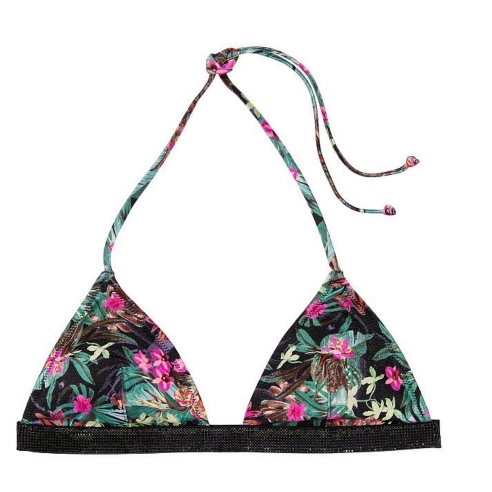 (XL) VICTORIA'S SECRET Essential Shine Strap Triangle Swim Top
